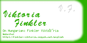 viktoria finkler business card